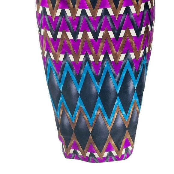 TRACY REESE Dress Womens Size 2 Strapless Print Sheath - Picture 6 of 9